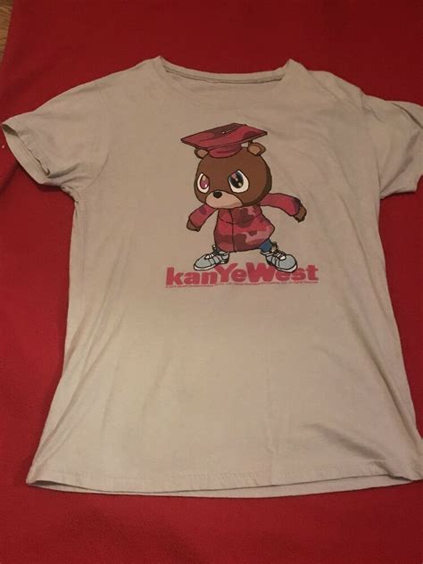 He works in fine arts media (such as painting and sculpture) as well as commercial media. Takashi Murakami X Kanye West 2009 Bear Graduation T Shirt ...