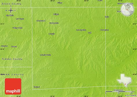 Physical Map Of La Salle County