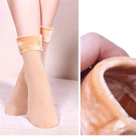 Wool Cashmere Women Thicken Thermal Soft Casual Solid Winter Socks High Quality Thermal