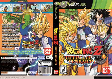 Dragon Ball Z Ultimate Tenkaichi Xbox 360 Box Art Cover By Huguiniopasento