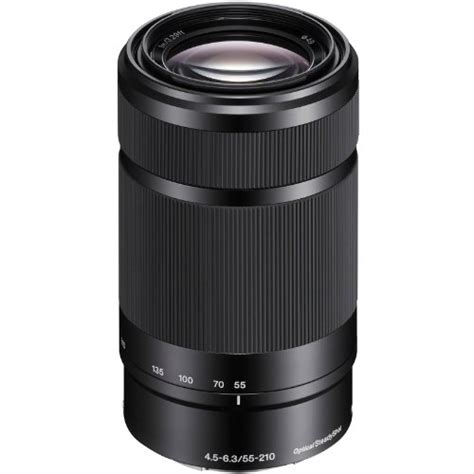 Sony Alpha E Mount 55 210mm F45 63 Oss Zoom Lens Black With 3