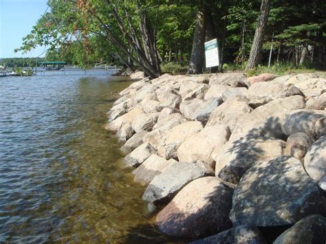 Shoreline Repair Lakeshore Rip Rap Shoreline Installation Serving