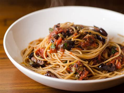 Spaghetti Alla Puttanesca Recipe — Daily Unadventures In