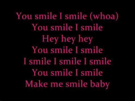 Слова песни when i see you smile, которую исполняет uncle sam. U Smile Justin Bieber Lyrics - YouTube