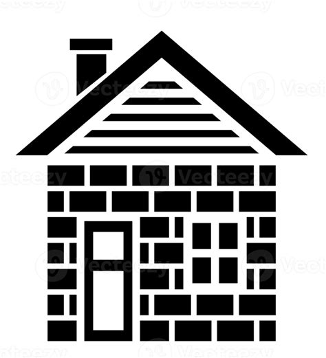 Black And White House Icon Png With Transparent Background 11658615 Png