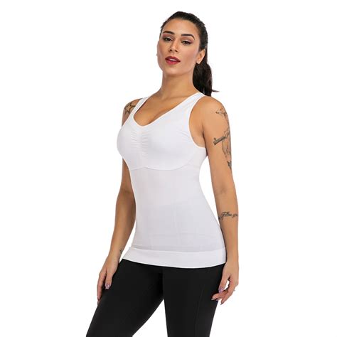 Women Body Shaper Slimming Vest Corset Bra Cami Tank Top Shapewear M L 2xl 3xl Ebay
