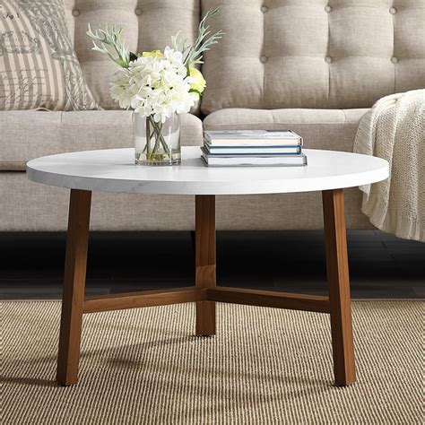 All Modern Coffee Table Round Coffee Toffee