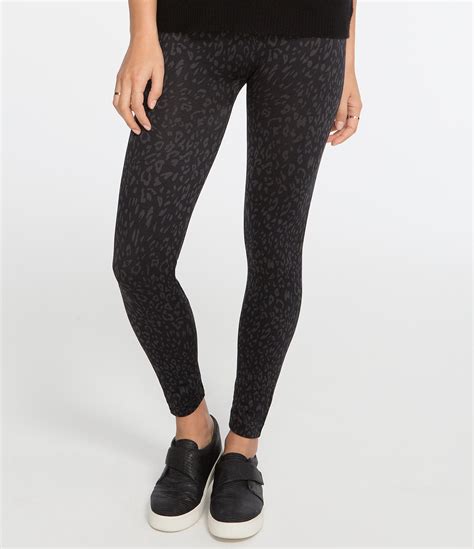 Spanx Plus Cheetah Print Seamless Leggings In Black Lyst