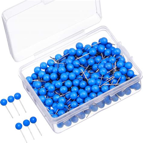 Buy 500 Pack Map Push Pins Map Tacks Small Size Blue 18 Inch Online At