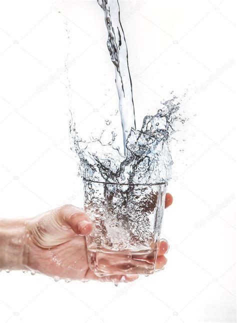 Holding Cups Splashing Water — Stock Photo © Katemlk023 13918143