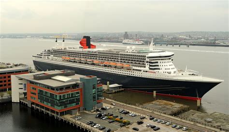 Cunard Liner Queen Mary 2 At Liverpool Cruise Terminal Liverpool Echo