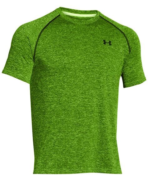 Lyst Under Armour Mens Tech T Shirt In Green For Men