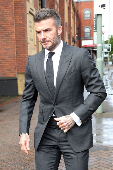David Beckham Showed Up To Court Looking Like A Full On Runway Model