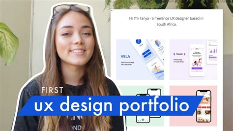 My First Ux Design Portfolio Advice For Beginners Youtube