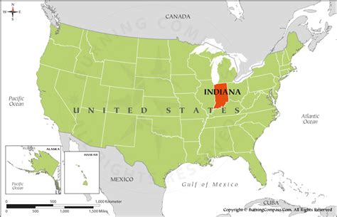Indiana On Us Map Where Is Indiana