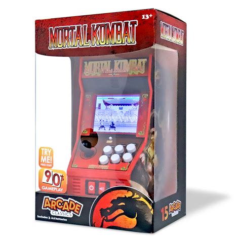 Mortal Kombat Handheld Arcade Game Color Screen