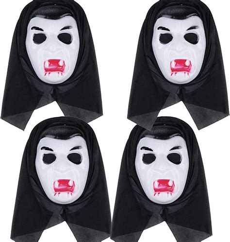 Wholesale 4pcs Halloween Vampire Mask Cosplay Party Skull