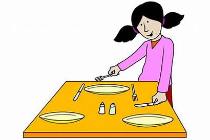 Table Clipart English Situations Everyday Lay Clip