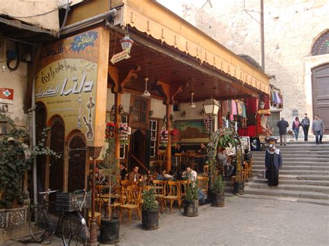 Al Nawfara Cafe Old City Of Damascus Syria Syrien Damaskus