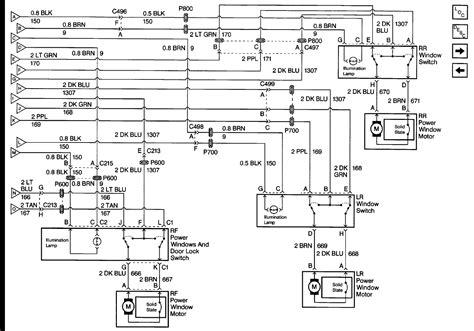 I need the wiring diagram for the power windows, door locks, mirror for