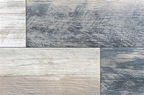 Ceramic Tile With Wood Texture Effect Tile Background For Design Stock