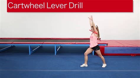 Cartwheel Lever Drill Gymnastics Training Gymnastics Skills