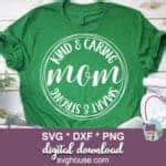 Mom SVG Cut Files For Cricut and Silhouette. Instant Download.