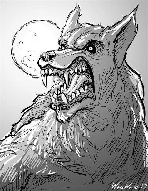 22 How To Draw Werewolf Png Shiyuyem