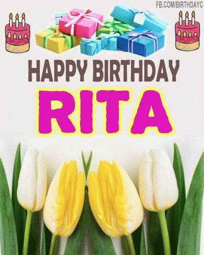 Happy Birthday Rita Birthday Greeting Birthday Kim