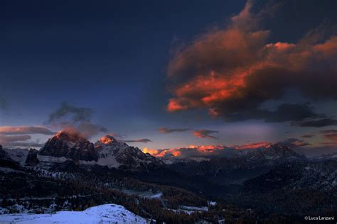 Dolomites Sunset Landscape Cool Landscapes Dolomites