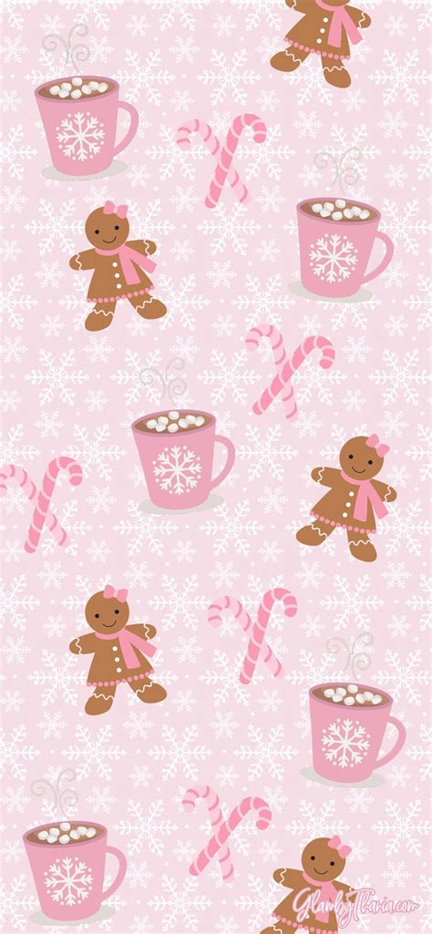 Pink The Season Christmas Phone Wallpapers Christmas Phone Wallpaper