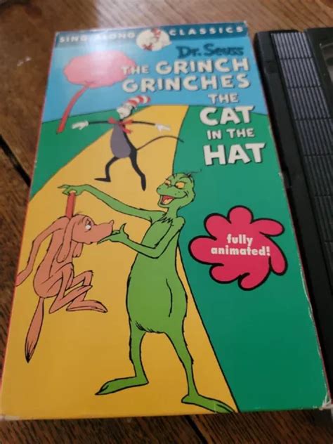 Pal Vhs Video Dr Seuss The Grinch Grinches The Cat In The Hat Ebay My