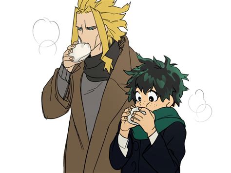 Deku And His Dad All Might