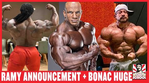 Big Ramy Big Announcement Bonac Looks Huge Roelly Update YouTube