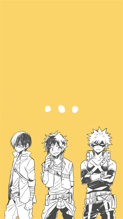 Ok so this is just a wallpaper my sis wanted oop, i tried to make it look like theyre on a date hhh My Hero Academia iPhone Wallpapers - Top Free My Hero ...