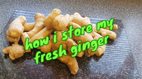 How I Store My Fresh Ginger Or Preserve My Fresh Ginger YouTube