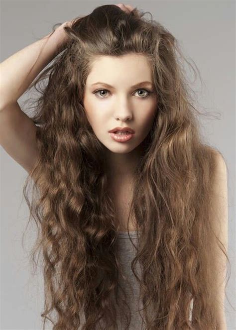 long brown curly hair curly hair styles cool hairstyles haircuts for wavy hair