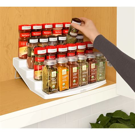 Youcopia Spice Steps 4 Tier Cabinet Spice Rack Organizer And Reviews