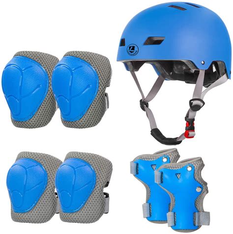 Lanovagear Kids Helmet With Knee Elbow Wrist Pads Age 2 8 Adjustable