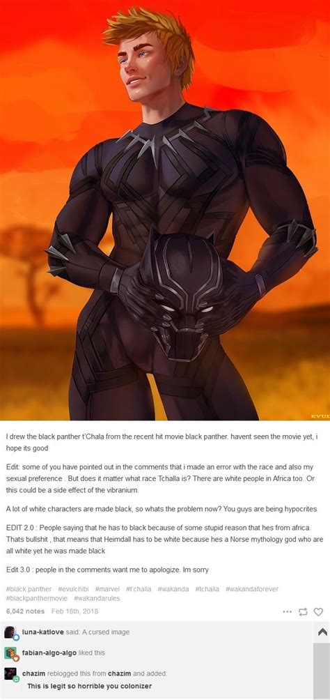 Black Panther Drawn White Black Panther Know Your Meme