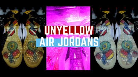 Air Jordan Miro VII Clearing Un Yellowing Soles And Toe Cap Area YouTube