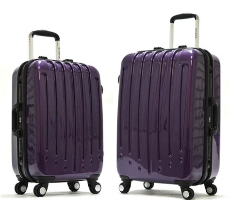Hard Shell Purple Luggage