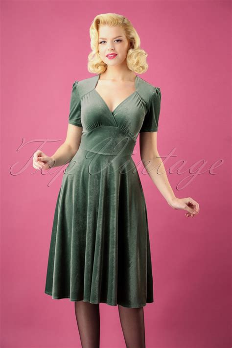 1940s Dresses 40s Dress Swing Dress