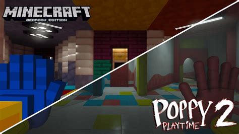Poppy Playtime Chapter 2 Minecraft Bedrock Map Part 1 Creepergg