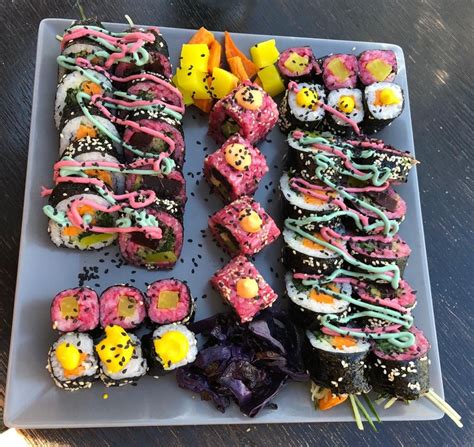 There is hardly any protein within the dish which shows a poor balance of macronutrients. Vegan Kimbap