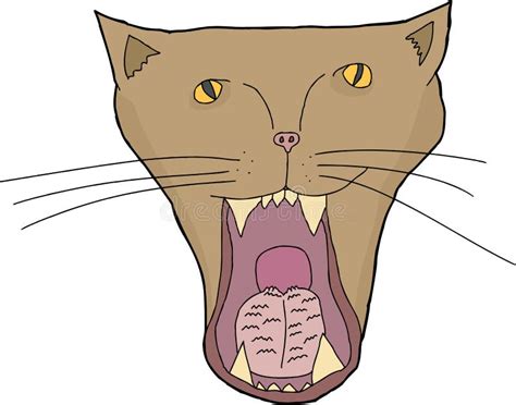 Isolated Cat Mouth Stock Vector Illustration Of Whiskers 43315868