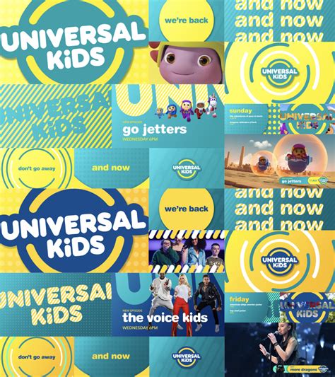 Brand New New Logo Identity And On Air Look For Universal Kids By