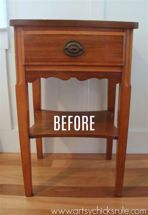 Thrifty End Table Makeover Annie Sloan Chalk Paint End Table