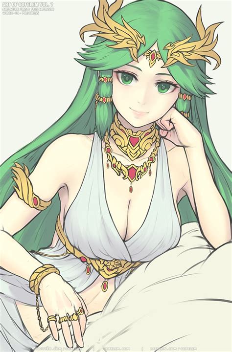 Palutena Super Smash Bros And 1 More Drawn By Gofelem Danbooru