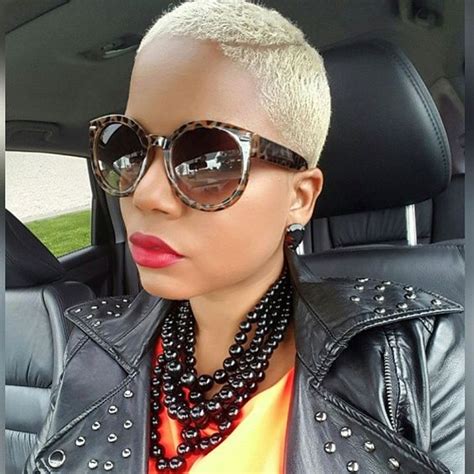 Very Short Hairstyle For African American Women Short